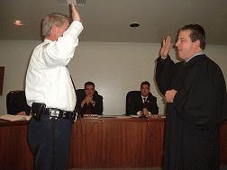 Mahoney sworn as Deputy Chief